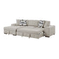 9624TP*3LC2R - (3)3-Piece Sectional with Left Chaise and Ottoman