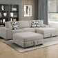9624TP*32LRC - (3)3-Piece Sectional with Right Chaise and Ottoman
