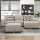 9624TP*32LRC - (3)3-Piece Sectional with Right Chaise and Ottoman