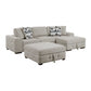 9624TP*32LRC - (3)3-Piece Sectional with Right Chaise and Ottoman