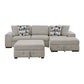 9624TP*32LRC - (3)3-Piece Sectional with Right Chaise and Ottoman