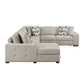 9624TP*5LC2R - (5)5-Piece Sectional with Left Chaise and Storage Ottoman