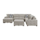 9624TP*5LC2R - (5)5-Piece Sectional with Left Chaise and Storage Ottoman