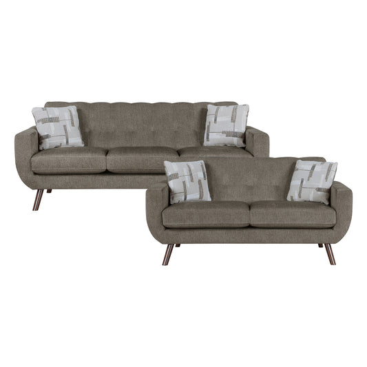 9627CAF*2 - 2pc Set: Sofa, Love