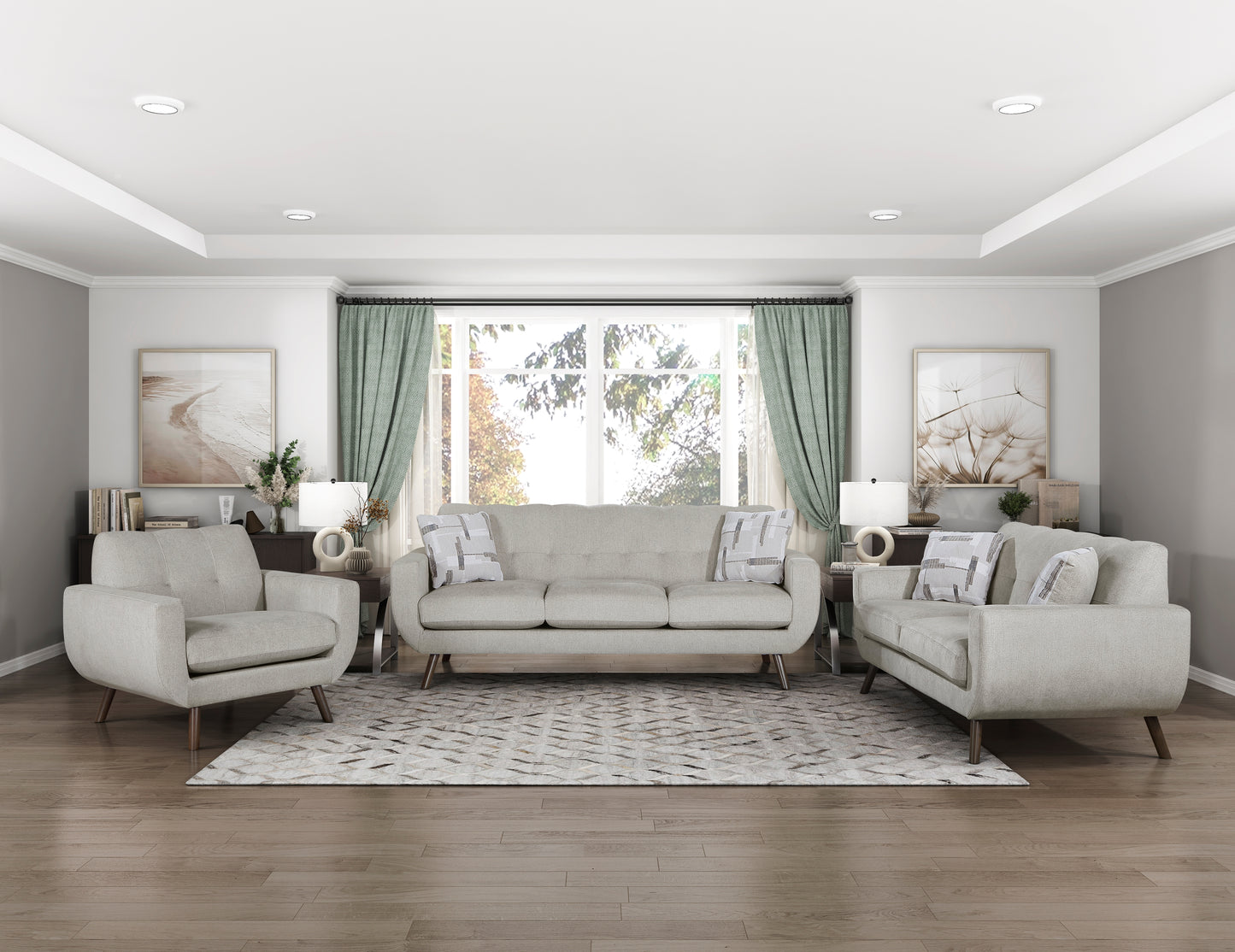 9627TAN-2 - Love Seat