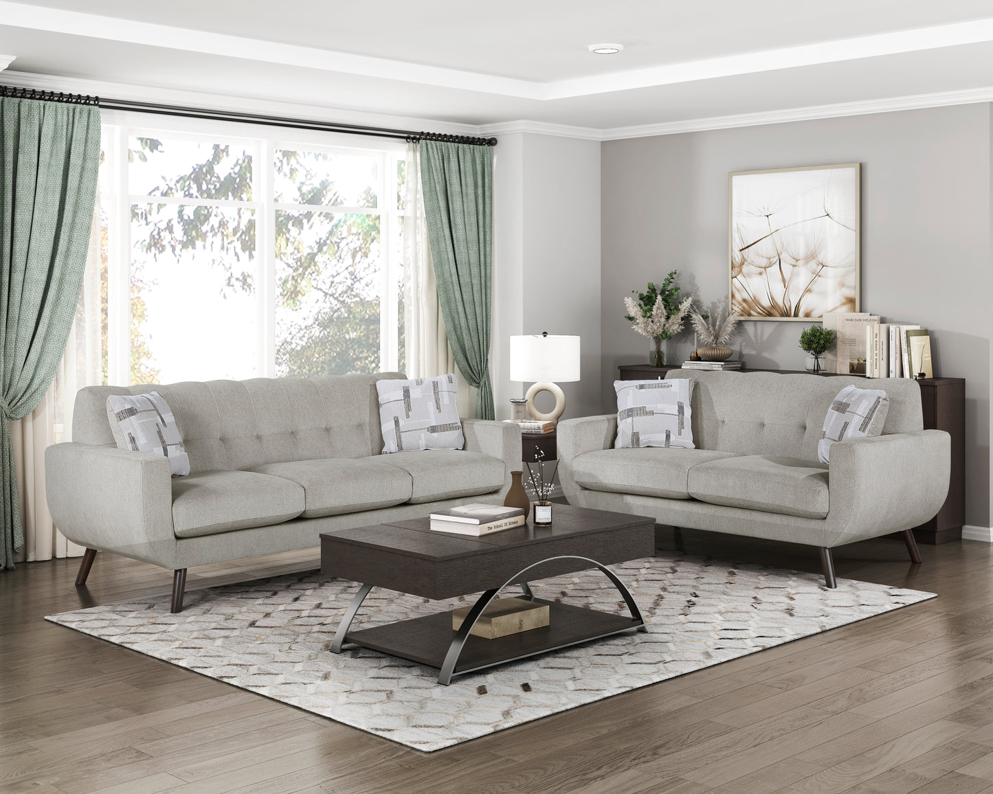 9627TAN-3 - Sofa