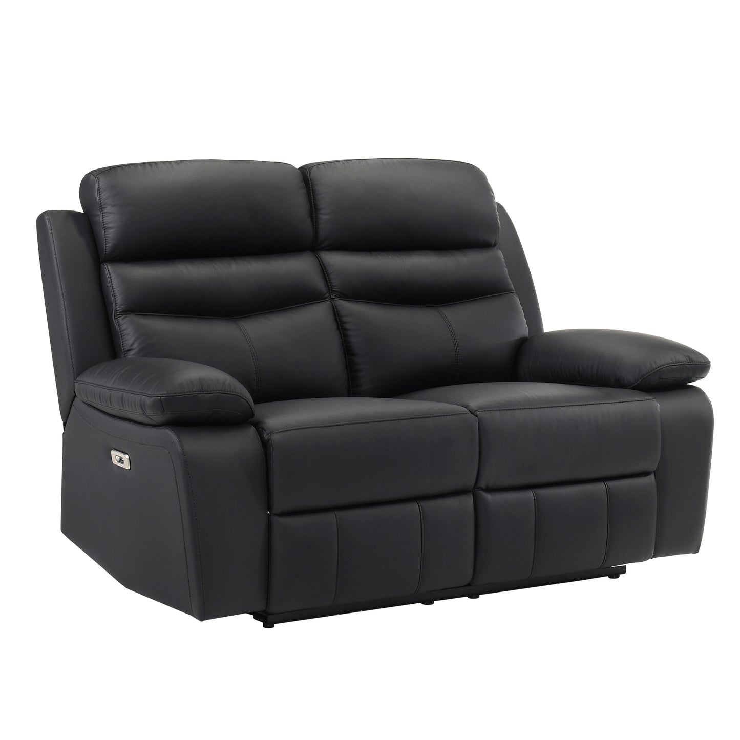 9628BLK-2PW - Power Double Reclining Love Seat