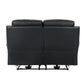 9628BLK*2PW - 2pc Set: Sofa, Love (Power)