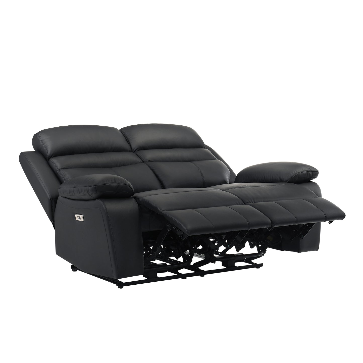 9628BLK*2PW - 2pc Set: Sofa, Love (Power)