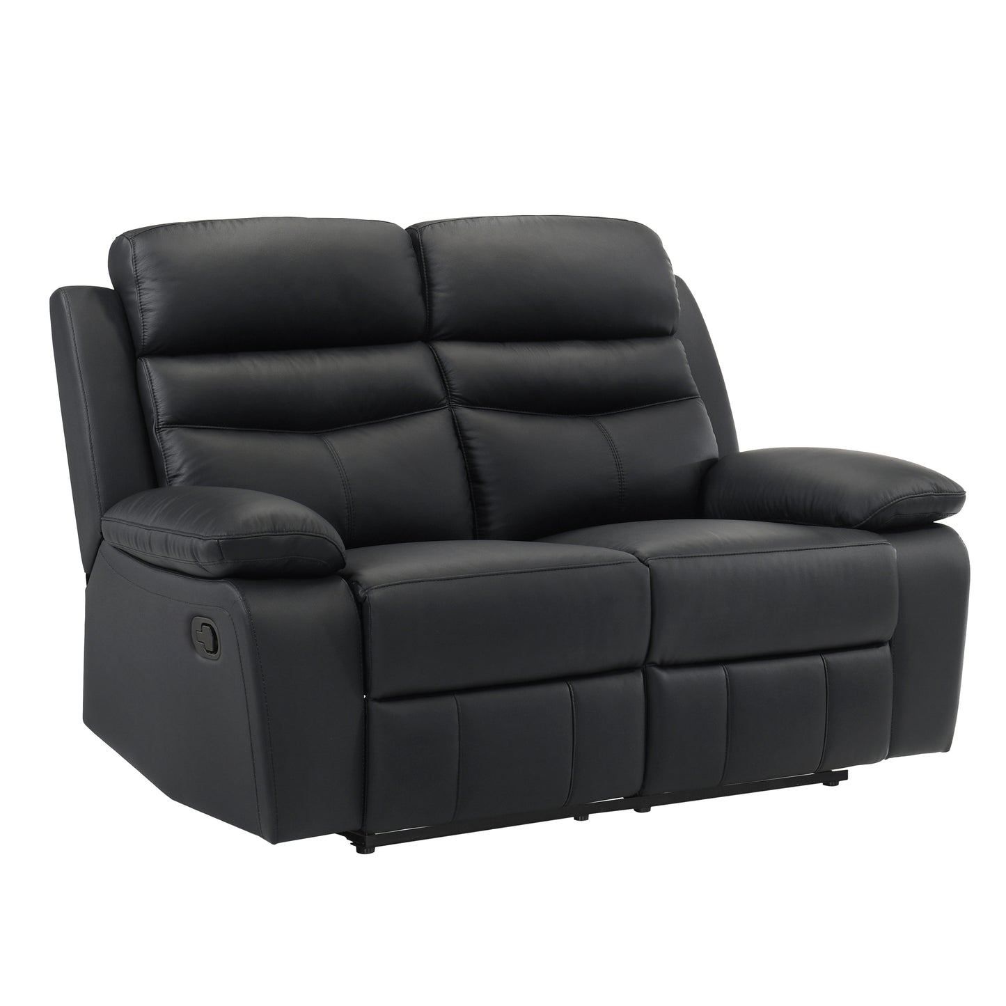9628BLK-2 - Double Reclining Love Seat