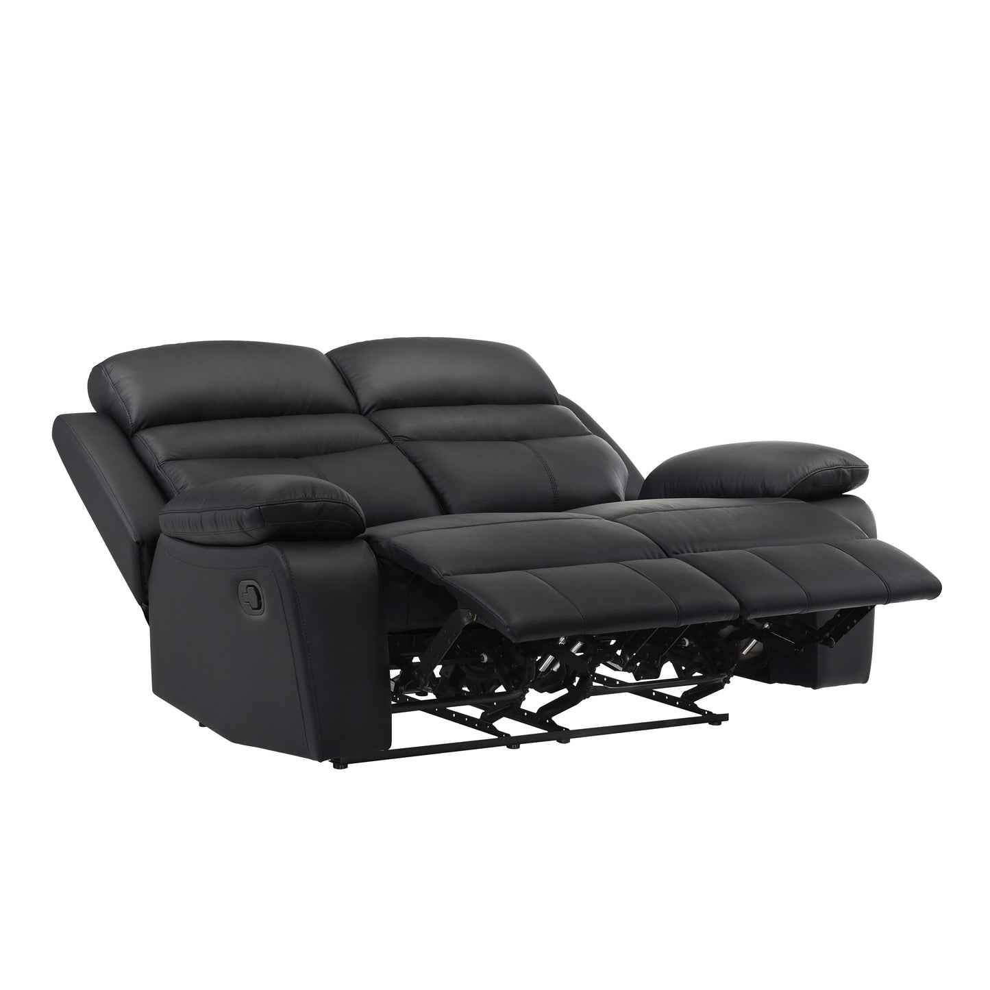 9628BLK-2 - Double Reclining Love Seat