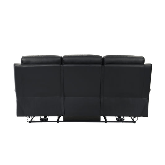9628BLK*2PW - 2pc Set: Sofa, Love (Power)