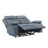 9628BUE-2PW - Power Double Reclining Love Seat