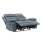 9628BUE-2 - Double Reclining Love Seat