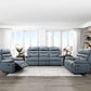 9628BUE-2 - Double Reclining Love Seat