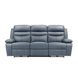 9628BUE-3PW - Power Double Reclining Sofa