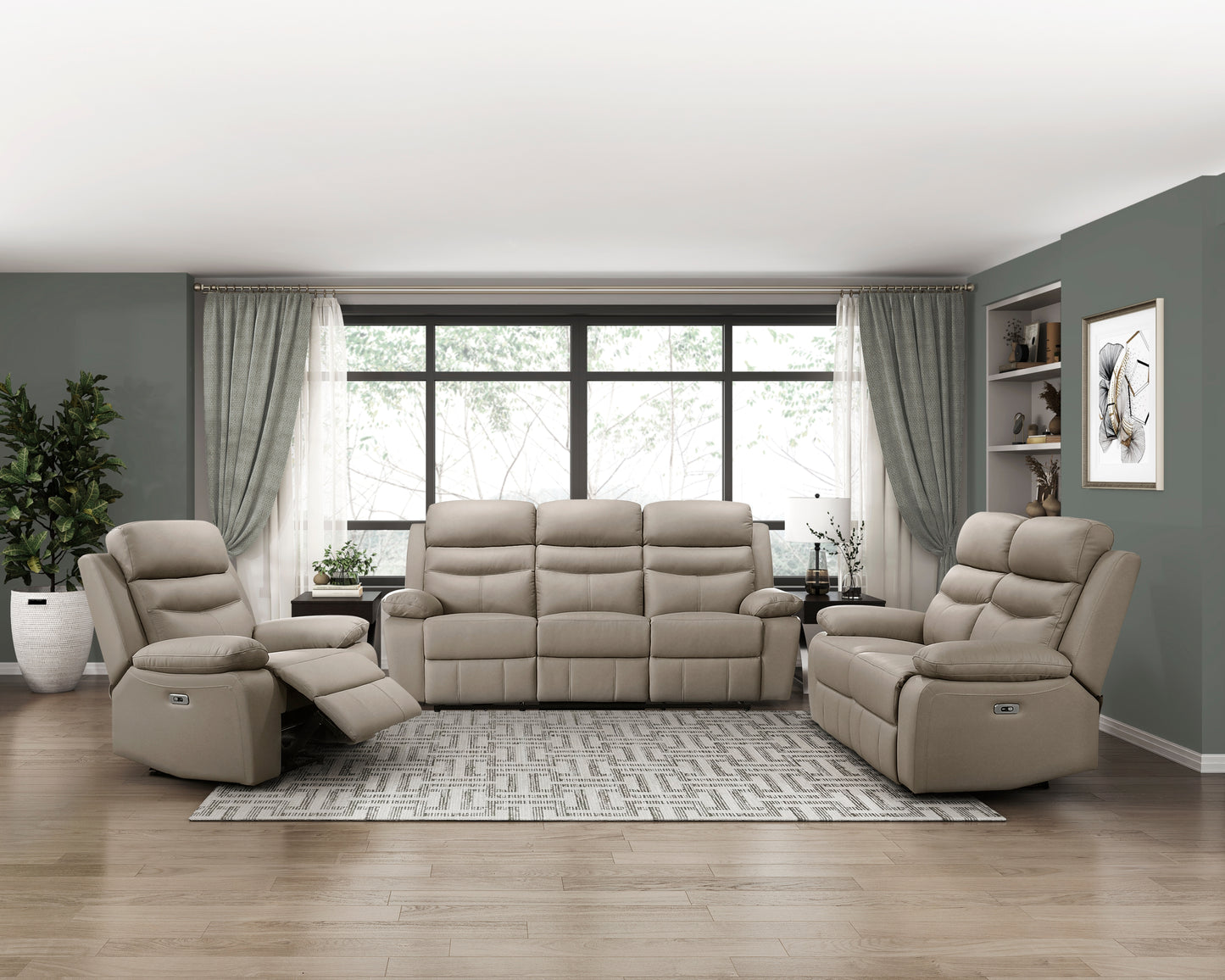 9628LTE-3PW - Power Double Reclining Sofa