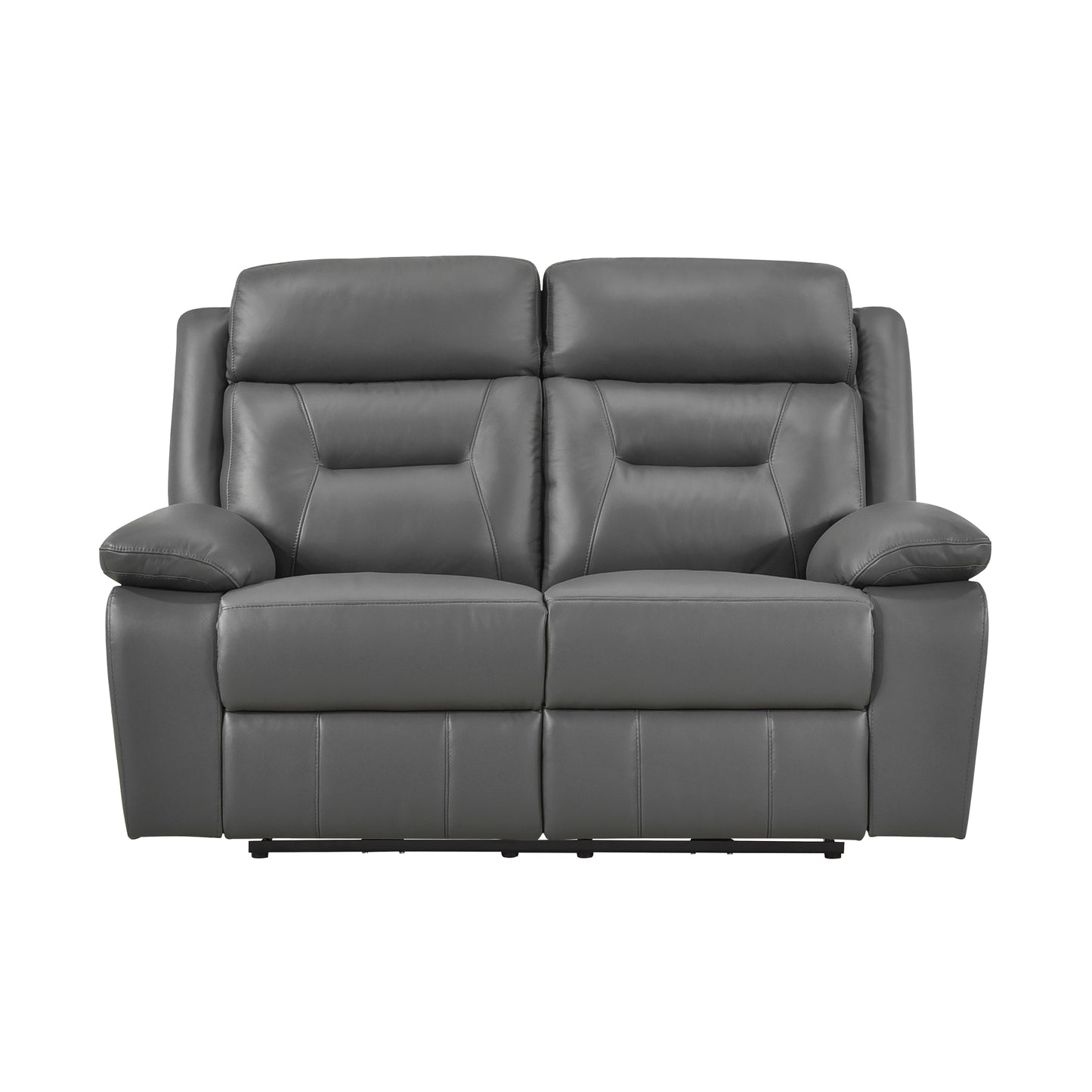 9629DGY-2PW - Power Double Reclining Love Seat