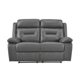 9629DGY-2 - Double Reclining Love Seat