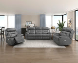 9629DGY-3PW - Power Double Reclining Sofa