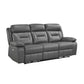 9629DGY-3PW - Power Double Reclining Sofa