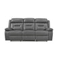 9629DGY*2 - 2pc Set: Sofa, Love