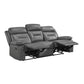 9629DGY-3 - Double Reclining Sofa