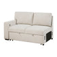 9630BE*42LRC - (4)Sectional with Right Chaise, Pull-out Bed, Hidden Storages and Shelves, Charging Ports