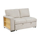 9630BE*42LRC - (4)Sectional with Right Chaise, Pull-out Bed, Hidden Storages and Shelves, Charging Ports