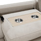 9630BE*32LRC - (3)Sectional with Right Chaise, Pull-out Bed, Hidden Storages and Shelves, Charging Ports