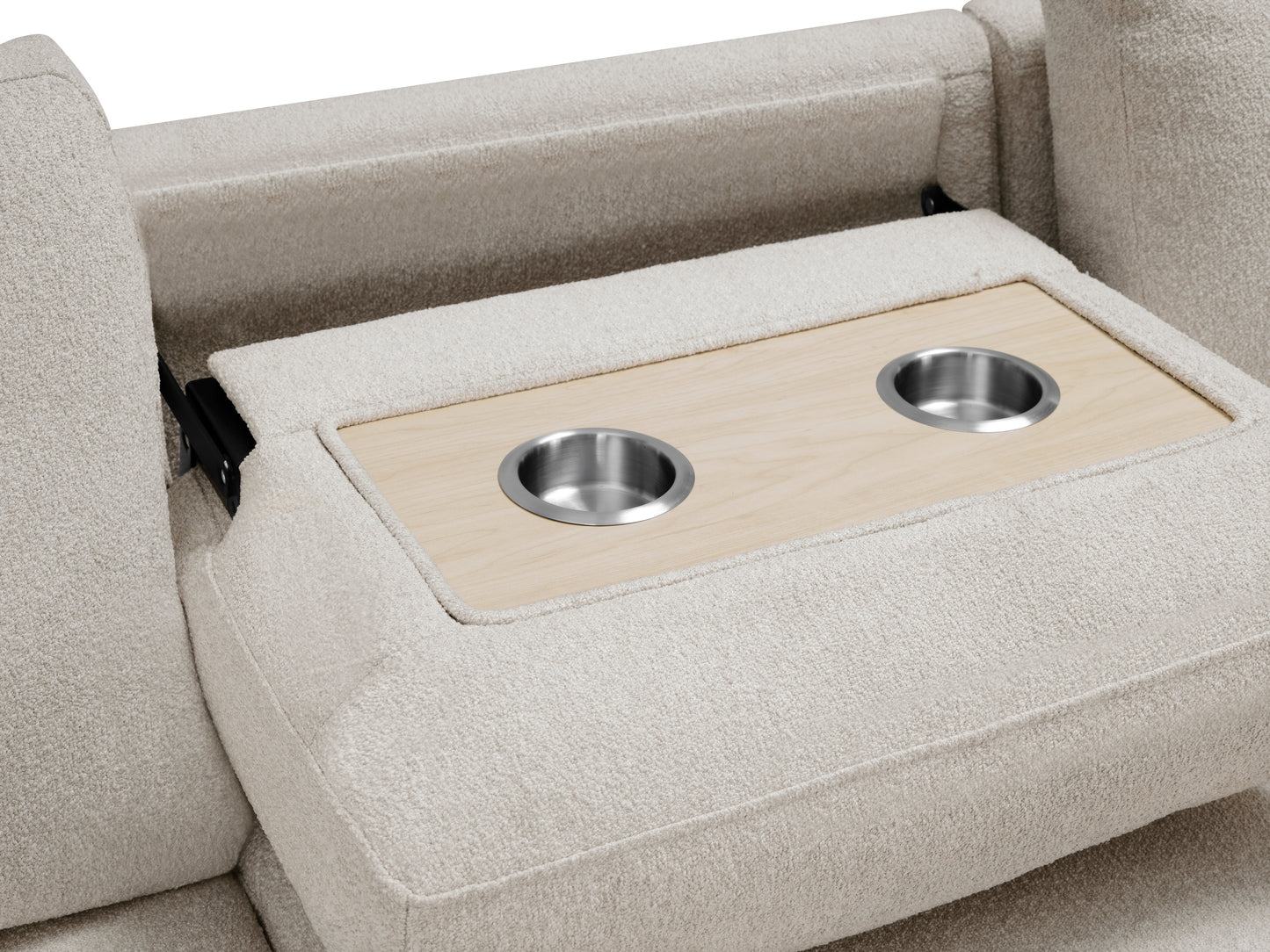 9630BE*32LRC - (3)Sectional with Right Chaise, Pull-out Bed, Hidden Storages and Shelves, Charging Ports