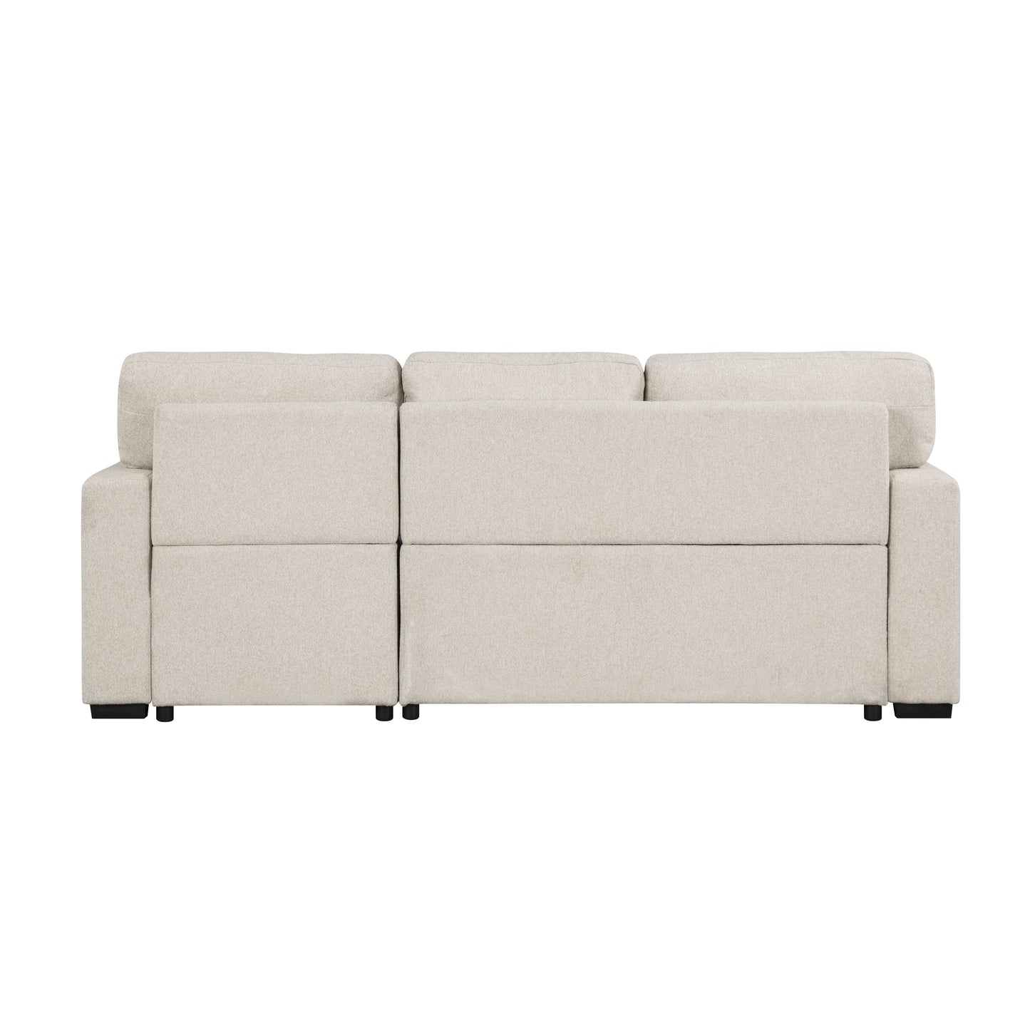 9630BE*22LRC - (2)Sectional with Right Chaise, Pull-out Bed, Hidden Storage and Shelves, Charging Ports