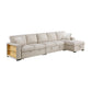 9630BE*32LRC - (3)Sectional with Right Chaise, Pull-out Bed, Hidden Storages and Shelves, Charging Ports
