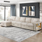 9630BE*3LC2R - (3)Sectional with Left Chaise, Pull-out Bed, Hidden Storages  and Shelves, Charging Ports