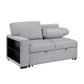 9630GY*22LRC - (2)Sectional with Right Chaise, Pull-out Bed, Hidden Storage and Shelves, Charging Ports