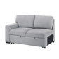 9630GY*22LRC - (2)Sectional with Right Chaise, Pull-out Bed, Hidden Storage and Shelves, Charging Ports