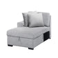 9630GY*2LC2R - (2)Sectional with Left Chaise, Pull-out Bed, Hidden Storages and Shelves, Charging Ports