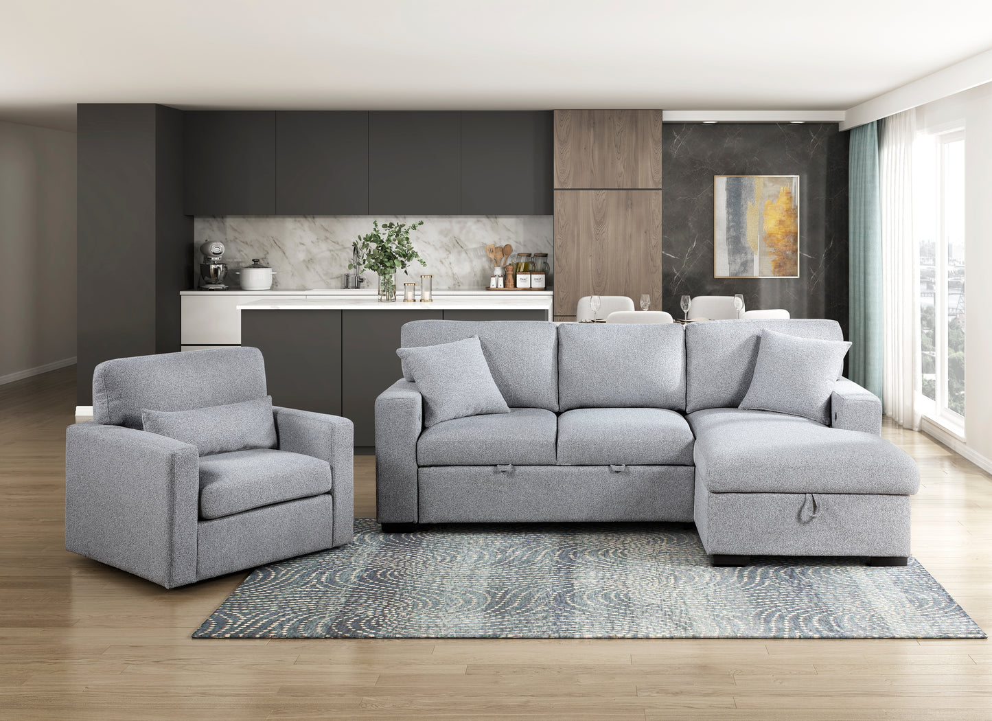 9630GY-1SW - Swivel Chair