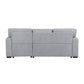 9630GY*22LRC - (2)Sectional with Right Chaise, Pull-out Bed, Hidden Storage and Shelves, Charging Ports