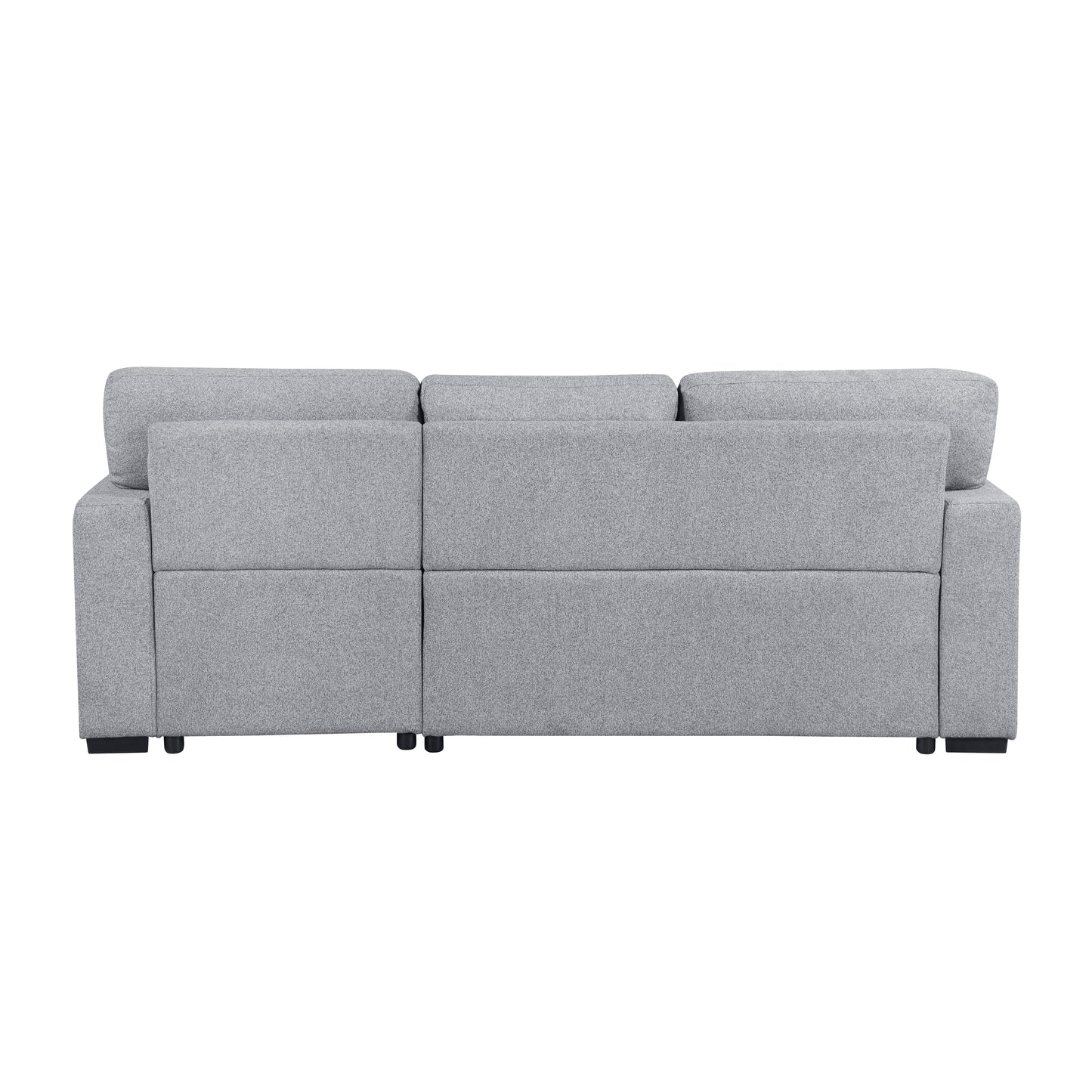 9630GY*22LRC - (2)Sectional with Right Chaise, Pull-out Bed, Hidden Storage and Shelves, Charging Ports