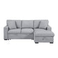 9630GY*22LRC - (2)Sectional with Right Chaise, Pull-out Bed, Hidden Storage and Shelves, Charging Ports