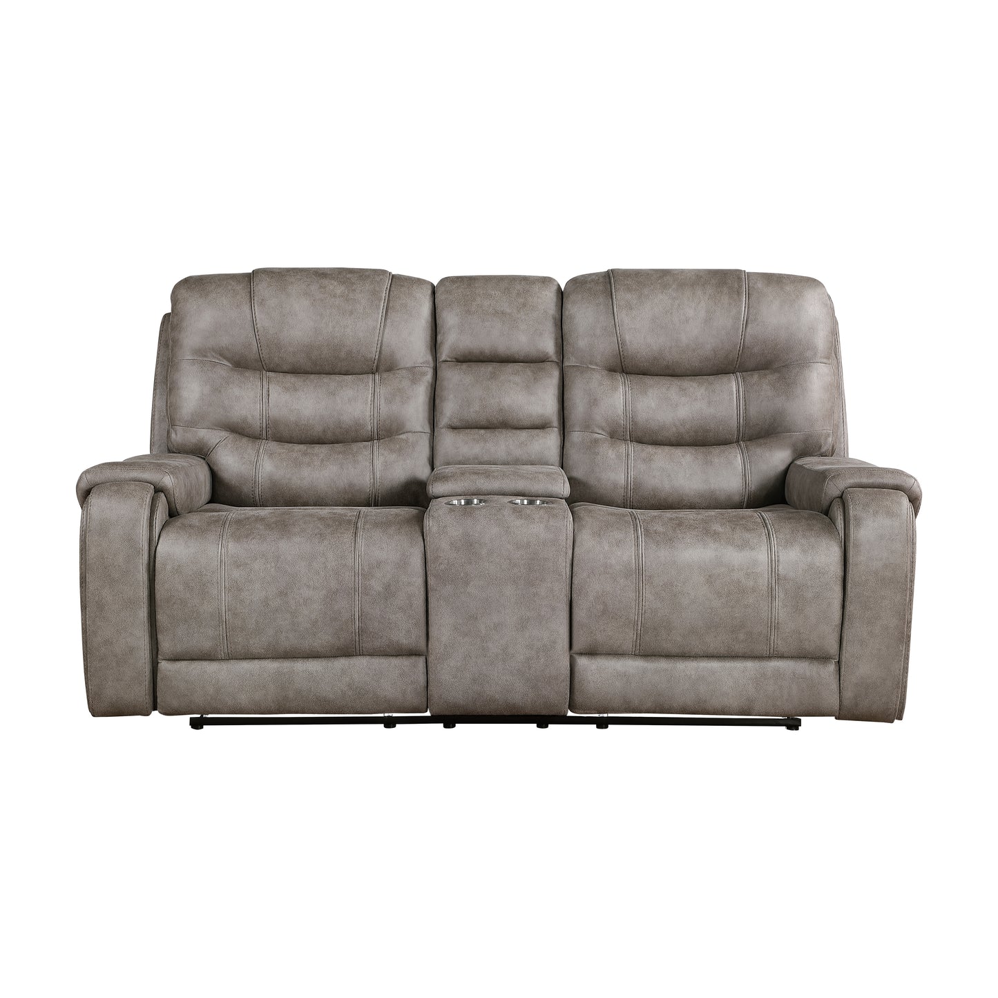 9634GBR-2 - Double Reclining Love Seat with Center Console