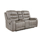9634GBR-2 - Double Reclining Love Seat with Center Console