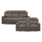 9635BR*2 - 2pc Set: Sofa, Love