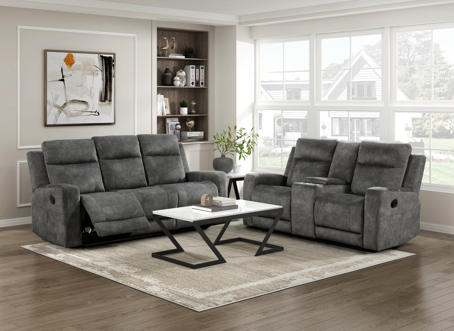 9635DG-3 - Double Reclining Sofa