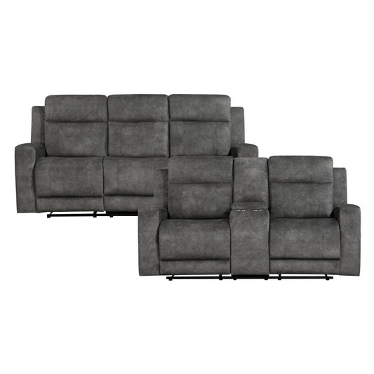 9635DG*2 - 2pc Set: Sofa, Love