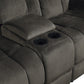 9636-2 - Double Glider Reclining Love Seat with Center Console