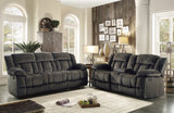 9636-2 - Double Glider Reclining Love Seat with Center Console