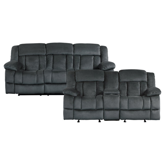 9636CC*2 - 2pc Set: Sofa, Love