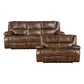 9639BR*2 - 2pc Set: Sofa, Love
